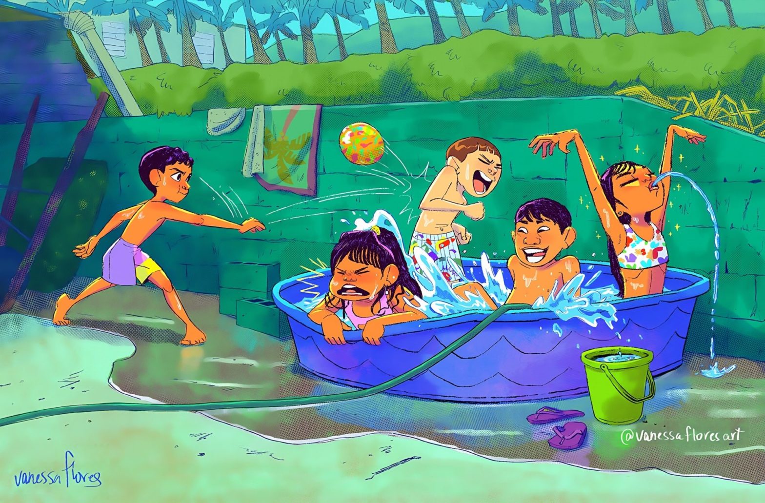 La Piscinita y Vanessa Flores transformed